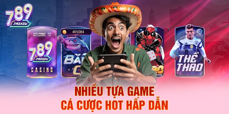 Đa dạng tựa game cá cược hấp dẫn tại MM99